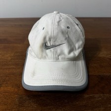 Nike Golf Adult Hooking Loop Unisex White Gray Hat Cap