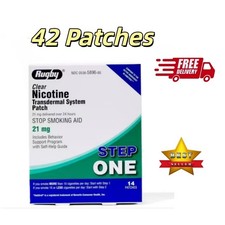 3 Pack Rugby Clear Nicotine 21mg Transdermal System Patch Step EXP06/2028
