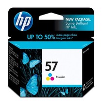 HP 57 Tri-Color Ink Cartridge C6657AN 140 for HP Printers 500 Pages