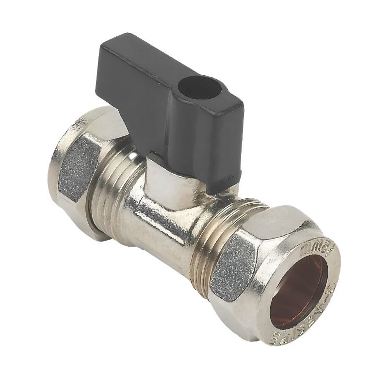 15mm Lever Operated Chrome Isolation Valve CxC - FREE Next-Day Delivery - Image 4