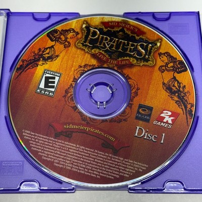 Sid Meiers Pirates Live The Life 2K Games PC CD-ROM Disc 1 NO Box/Manual 2005
