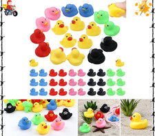 50 PCS Jeep Rubber Ducks in Bulk Assorted Duckies for Ducking Cruise Ducks Small