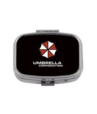 Resident Evil Umbrella Corporation Pill Case With Mirror 2 Compartments Resident Evil Umbrella Corporation Pill Case With Mirror 2 Compartments