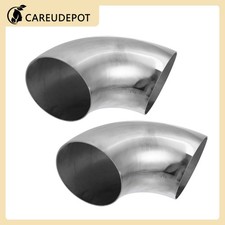 2pcs Od 4 90 Degree Mandrel Bend Elbow Bend Exhaust Tube