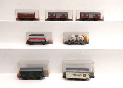 ROWA HO Assorted Freight Cars: 2054, 2040, 2059, 2064, 2045, 2051 [7] EX