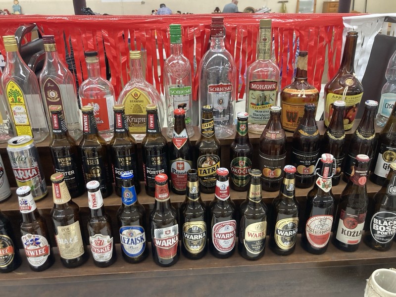 Liquor bottle shelving