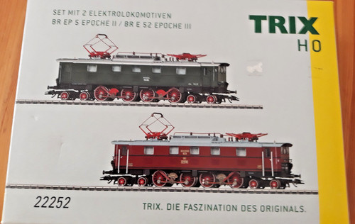 Trix 22252 Set mit 2 Eloks BR EP 5 / BR E 52 | Zustand: Neu: Sonstige (siehe Artikelbeschreibung)