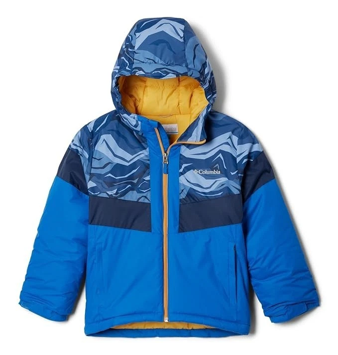 Columbia Boys' Lightning Lift Ii Jacket - Size Medium (10/12) Bright Indigo Navy