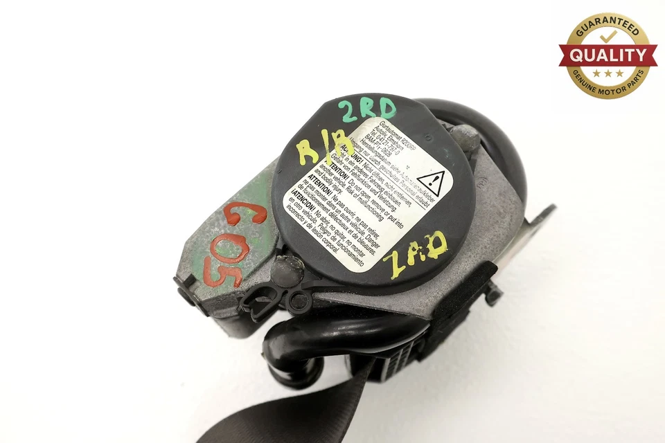 MERCEDES GLS550 2013-2019 TERCERA FILA TRASERA DERECHA CINTURÓN RETRACTOR OEM Foto 4 de 4