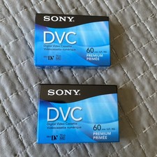2 Sony DVC Digital Premium Video Cassette SP 60/LP 90 MIN High Definition Sealed