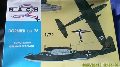 Mach 2 Dornier DO.26 Long Range Seaplane  1:72