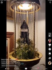 Home Decor —Antique Vintage Rain Shower Ceiling Lamp Decoration 