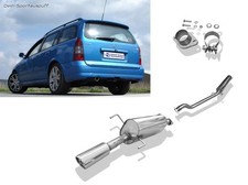 Fox Komplettanlage ab Kat Opel Astra G Caravan OPC 1x90mm rund eingerollt