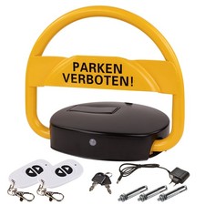 Akku Parkplatzb&uuml;gel Parkplatzsperre Sperrb&uuml;gel Freemont Solarpanel Fernbedienung