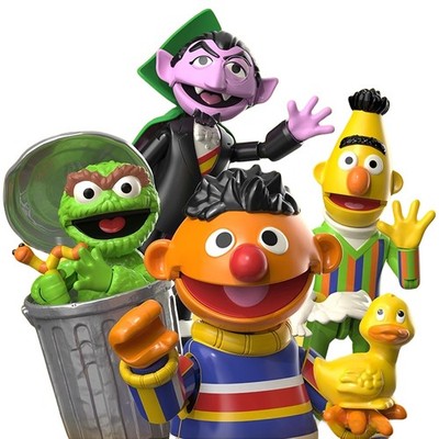 HIPLAY Blokees Series 2 Sesame Street Partners Magische Edition Actionfigur