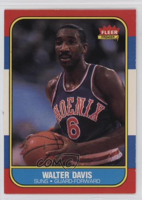 1986-87 Fleer Walter Davis #23 HOF kk4