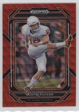 2023 Panini Prizm Draft Picks Ruby Wave Prizm Justin Tucker #62 1o8k