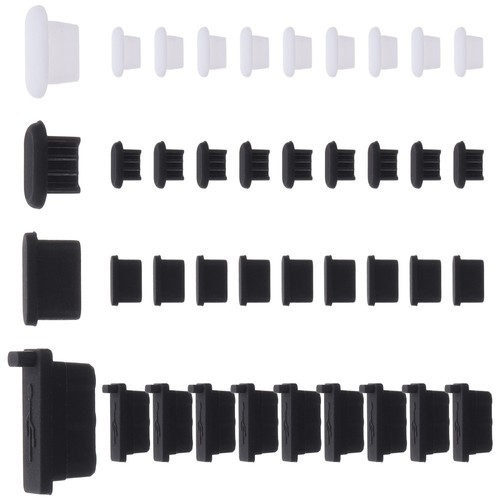 40 Pcs Mobile Staubstecker USB-Anschlusskappen USB-Anschlussabdeckungen - Photo 5 sur 12