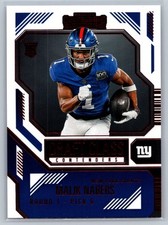2024 Contenders Football Malik Nabers RC Draft Class Contenders Red Parallel #5