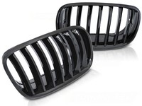 Frontgrill Nieren Set FüR BMW X5 E70 X6 E71 2008-2014 Schwarz Glanz