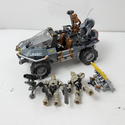 Mega Bloks Halo DPJ92 Dual Mode UNSC Warthog  Near Complete READ