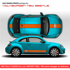 Gulf Le Mans Racing Stripes Kit And Logos For Vw New Beetle Gulf Le Mans Racing Stripes Kit And Logos For Vw New Beetle
