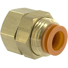 1 pc SMC CORPORATION KQ2E11-36A Pneumatic Straight Threaded-to-Tube Adapter,NPT
