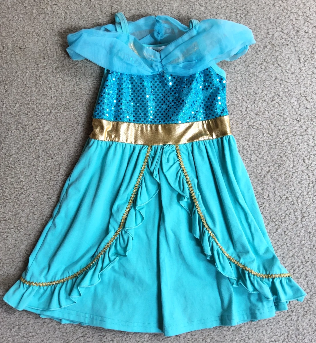 strapless open back dress princess jasmine-inspired baby costume main image 0