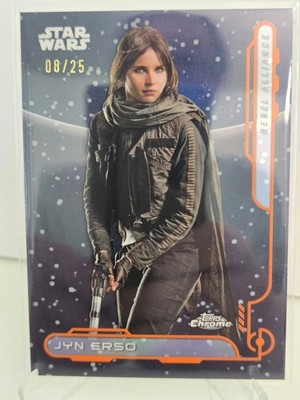 Topps Star Wars Chrome 2024 - Rebel Aliance RA-9 Orange/25 Jyn Erso