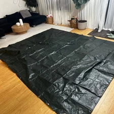 CARTMAN Finished Size 10x12 Feet Waterproof Green Tarp 8 Mil Thick, Multipurpose