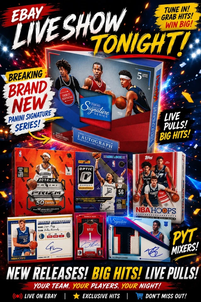 Brand New Panini Signature Hobby Mixers + Other PYT Mixers