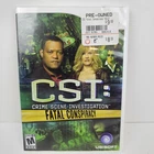 CSI Crime Scene Investigation Fatal Conspiracy (Nintendo Wii) Game w/Manual
