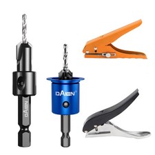 Countersink Drill Bit Set 1/4"(6.35mm) HEX Shank Woodworking Cutter