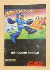 GENUINE Mega Man Soccer SNES Instruction Booklet Only OEM AUTHENTIC ORIGINAL