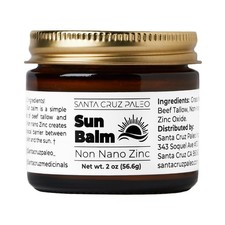 Cruz Paleo, Beef Tallow Sun Balm Non - Nano Zinc Oxide, Sunscreen Free