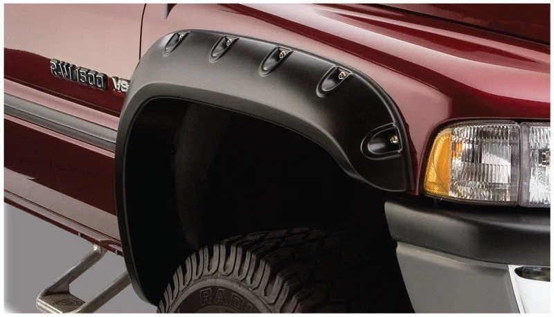 Alargadores estilo bolso Bushwacker 50029-02 para compatível com 94-01 Dodge Ram 1500 - Preto - Imagem 2 de 4