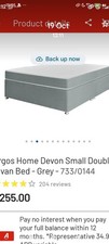 small double bed with mattress new not used brand Devon