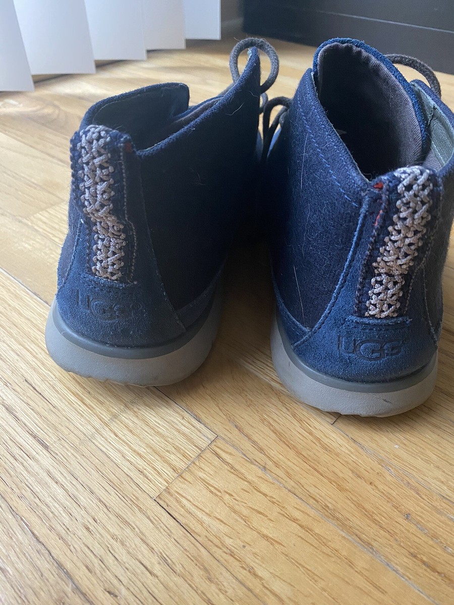 UGG Treadlite Men’s Blue Fabric & Suede Lace Up Shoes Sz 11 UGG Tread Lite Men main image 3