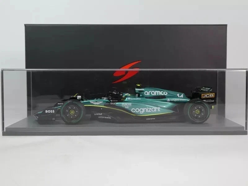 SPARK 1:18 AUTO RESINA F1 ASTON MARTIN AMR23 #14 F. ALONSO MONACO GP 2023 18S900 - Immagine 2 di 2