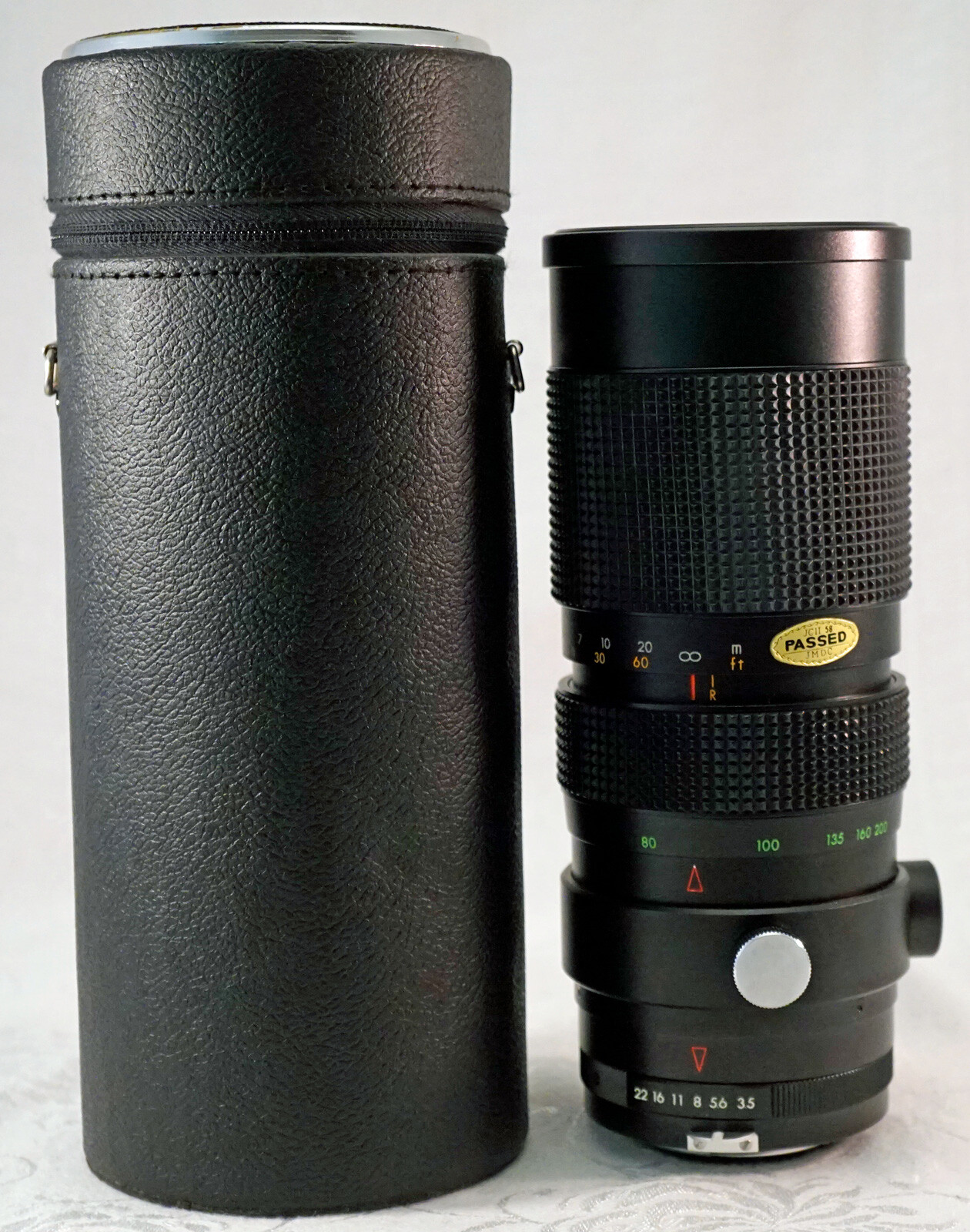 Vintage HANIMEX HMC Automatic MC 1:3.5 80-200mm No. 760714 Lens With Case