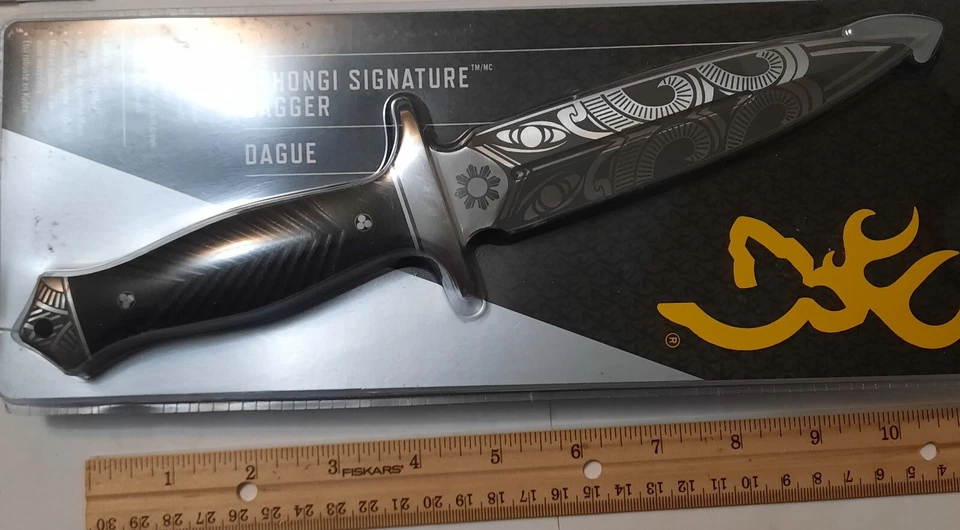 Browning Black Label Wihongi Signature Series Dagger 5.3125" Spear Point Blade - Image 4 of 4