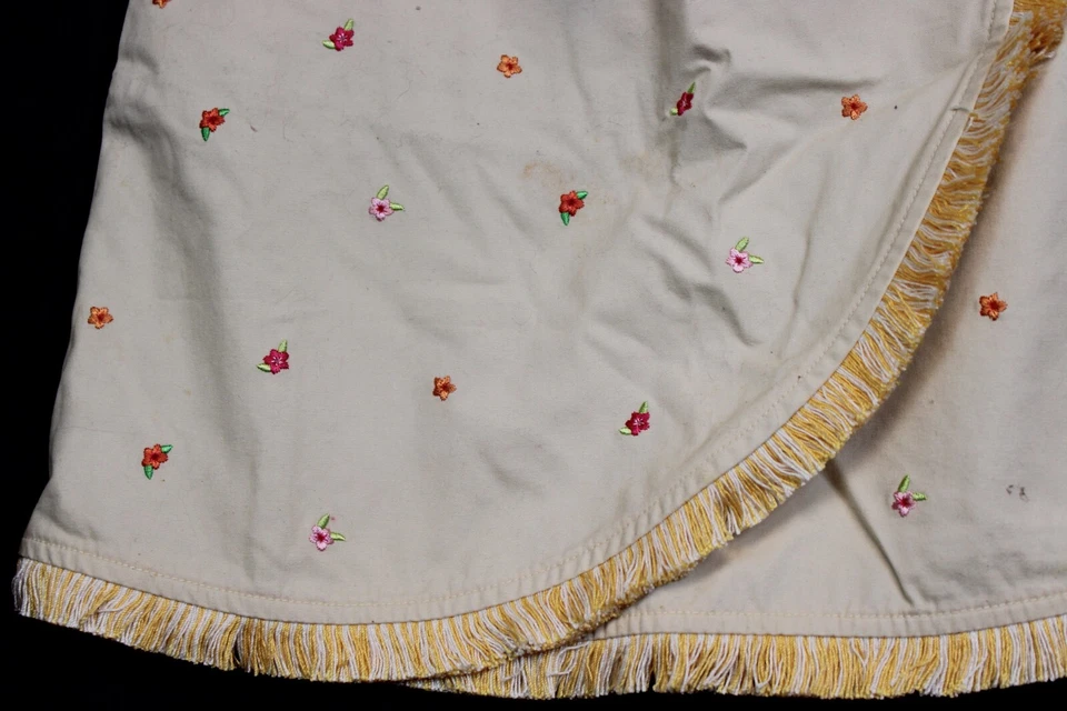 Новый с Ярлыками 2005 Gymboree тропический рай хаки надежном вокруг юбка бахрома цветок размер 8 - Изображение 4 из 4