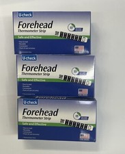 u check forehead thermometer strip  3 pieces 