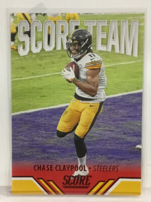 2021 PANINI SCORE TEAM CHASE CLAYPOOL #23 STEELERS MSK