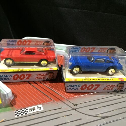 Original JAMES BOND Road Race Set BOX Gilbert 007 Slot Car For REPAIR - Picture 15 of 24