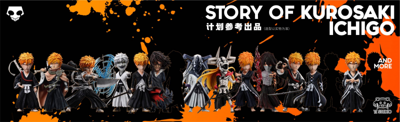 アクセサリー Studio ichigo YZ STUDIO Kurosaki Ichigo VOL.13 Resin Bleach Figurine 8.4cm