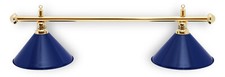 Billardlampe Lampe Leuchte BLUE LIGHT 2-flammig Billard Beleuchtung 6-7ft Tische