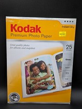 Kodak Premium Photo Paper Instant Dry 8.5x11" Gloss 25 Sheets Eastman Kodak Co