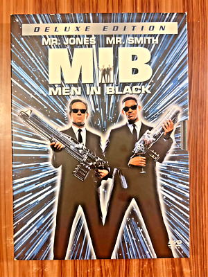 Men In Black DVD Deluxe Edition 2-Disc Set 1997 Movie Will Smith