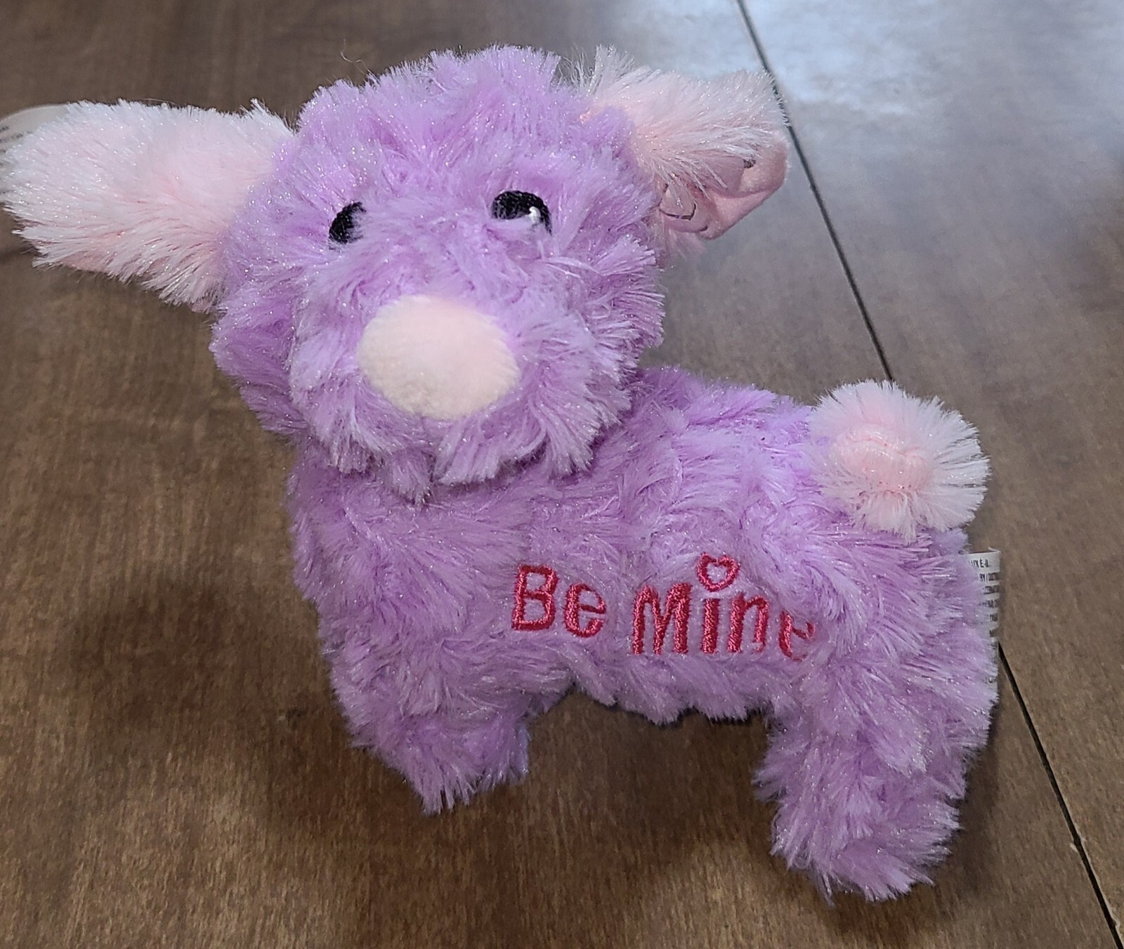 Fuzzy Friends Purple Puppy Dog 